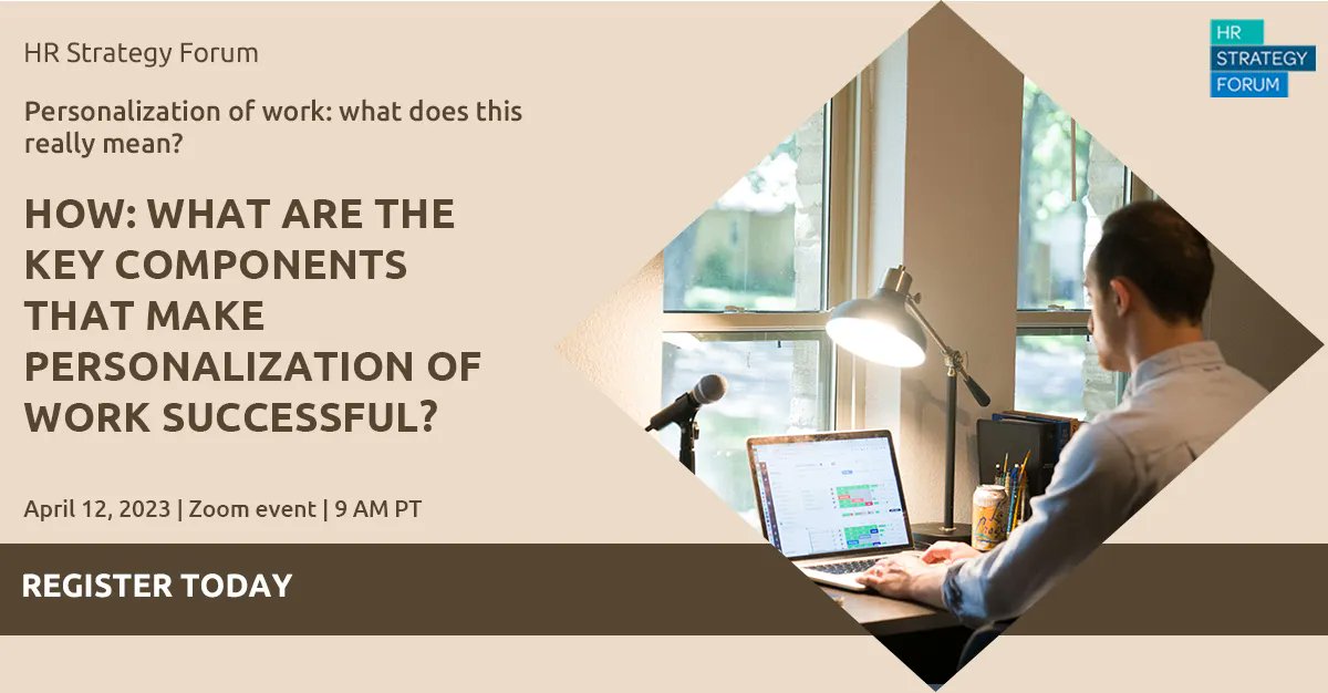 Check out our upcoming event on the importance of personalization in the workplace! Discover how it supports HR priorities, improves engagement, &amp; boosts productivity.  buff.ly/40dBoGF
