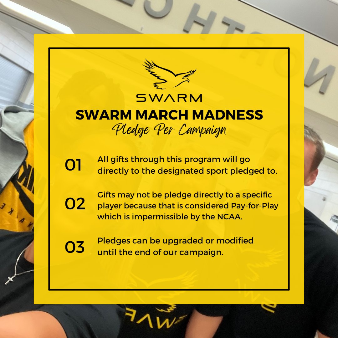 IowaSwarm's tweet photo. Join the Madness! @iowahoops kicks off the tournament on Thursday, followed by @iowawbb on Friday. 

🟡  Pledge per win, free throw, or 3-pointer at https://t.co/gqDn5sgy2L https://t.co/heJXNYaZ6F