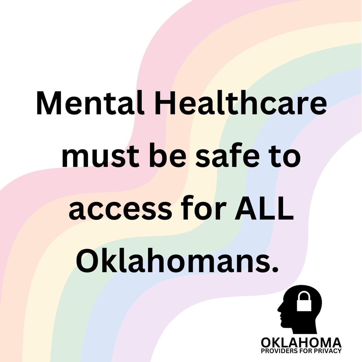 liznpits's tweet photo. Keep mental health services safe and private for all Oklahomans. Exempt mental health from the HIE mandate #IAmOKprov4Privacy https://t.co/sZyd8I2Adp