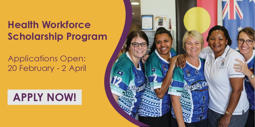 HWQld's tweet image. Are you a health professional working in an Aboriginal Community Controlled Health Organisation?

Apply now for up to $10,000 in funding to help cover the costs of upskilling or study costs.

Find out more bit.ly/3PgCsoX