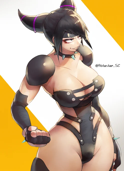 ジュリさんの恰好をしたジュリちゃんです。#StreetFighter #JuriHan #SF6 