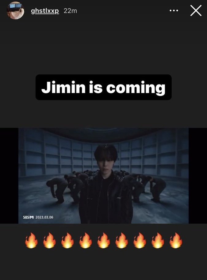 Ghstloop shared Jimin's 'Set Me Free Pt.2' Official Teaser on his Instagram Story!

'Jimin is coming'
'🔥🔥🔥🔥🔥🔥🔥🔥🔥'

#SetMeFree_Pt2_TeaserShorts
#SetMeFree_Pt2_Is_Coming 
#SetMeFree_Pt2_Teaser2
#Jimin_FACE_Is_Coming
JIMIN FACE PRERELEASE D1
JIMIN FACE PRERELEASE TEASER D1