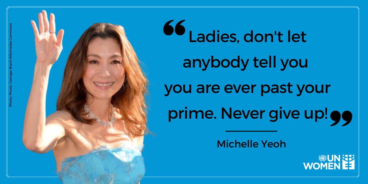 🎉Congratulations #MichelleYeoh for becoming the first Asian woman to win the Best Actress award at the #Oscars! Thank you for calling out ageism, sexism & discrimination and advocating for gender equality as @UNDP Goodwill Ambassador. 💙You continue to inspire us all.