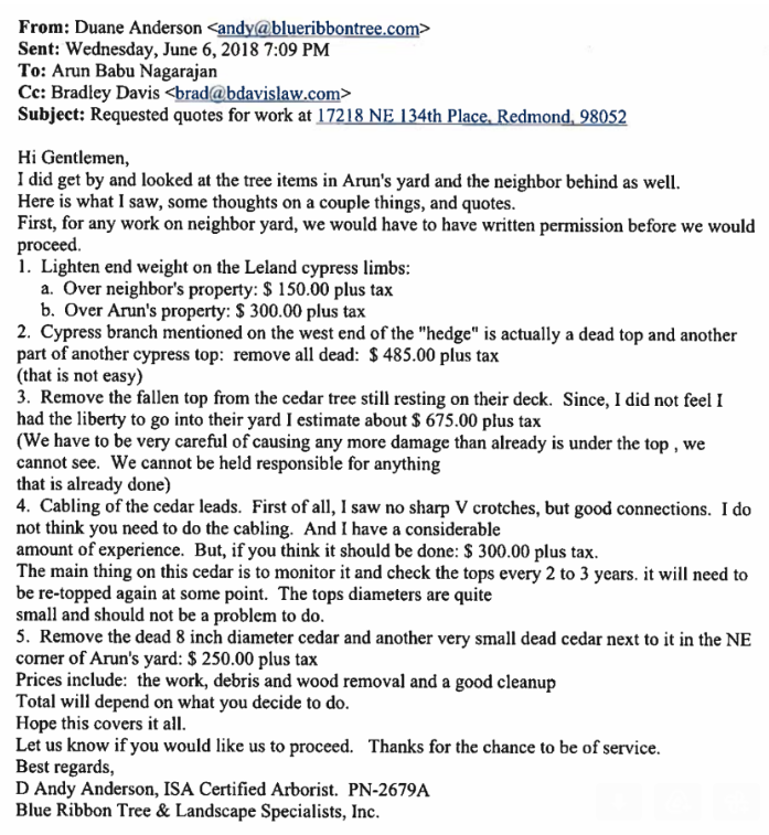 Sally2Miller's tweet photo. update: In "your dead trees, my nightmare" case, tree owner/Amazon staff's shameless victory was to sue victim's ex-spouse! Washington court order victim homeowner to lose for inability to answer (unrelated) questions about ex. #sueplaintiffexspouswin https://t.co/XgBZlCfiNU
