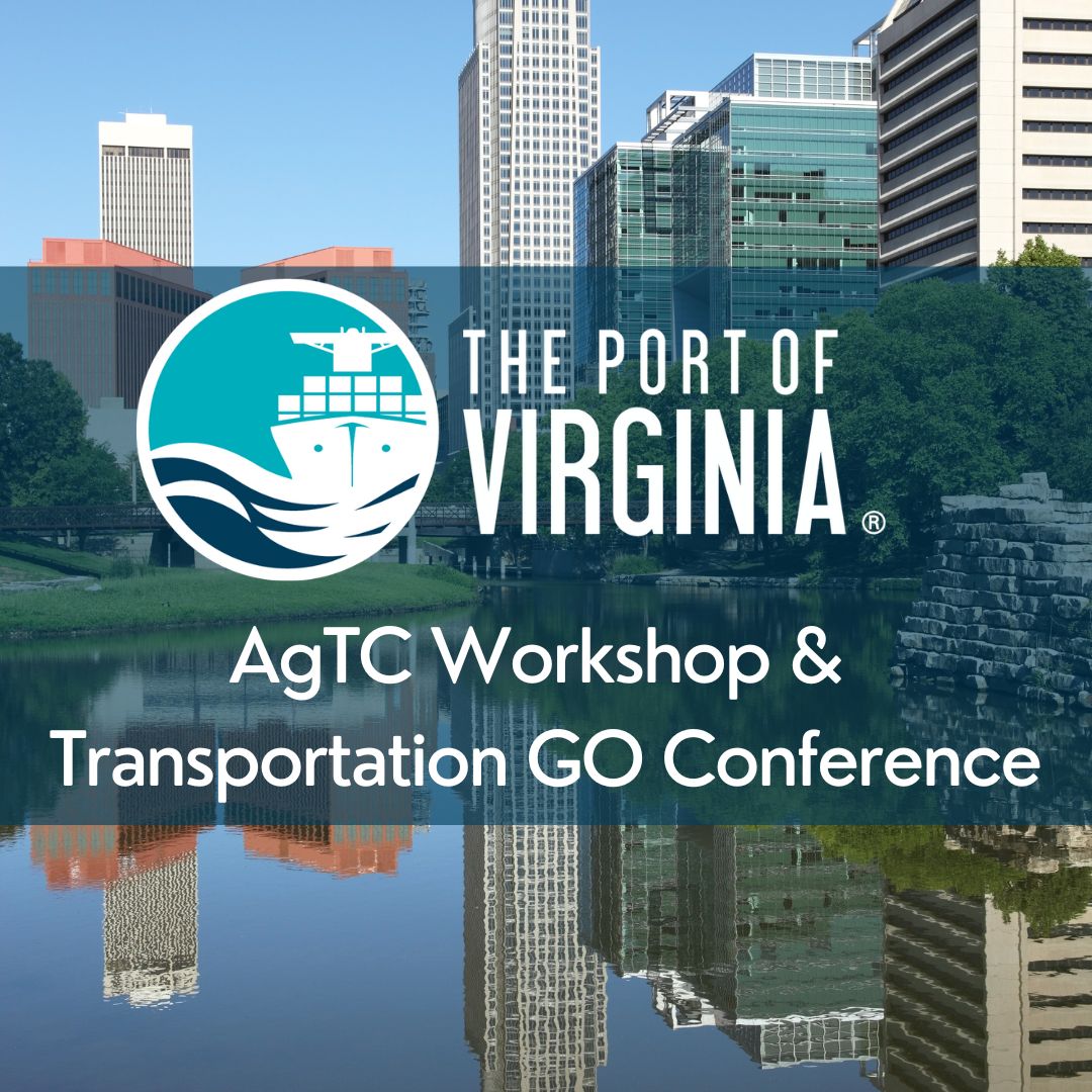 PortofVirginia's tweet photo. We are excited to be in Omaha for the Transportation GO Conference and AgTC Workshop! Send us a message and let us know if you are attending - we hope to see you there! 🌱#agtc #transportationgo23 https://t.co/1iKlqAqyoK