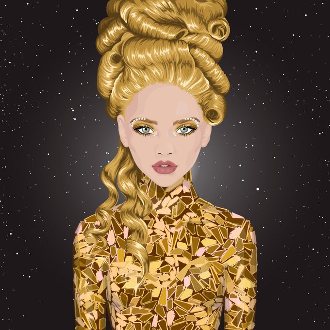 Journey_w_Wendi's tweet photo. Check out these amazing creations celebrating fashion (Bjork's famous dress in first image--WOW!). Follow the artists to learn more about them, their impressive resumes, and their upcoming Alice in Wonderland-inspired NFT drop! @LAPINC_NFT by @pippa_mcmanus and @friendsofleon. <3 https://t.co/DoR3vWNDID