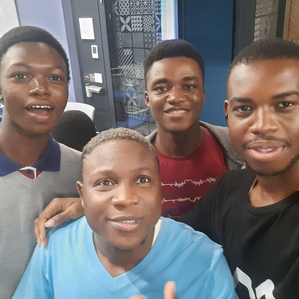 K_Honsu's tweet photo. Amazing day at @MicrosoftNG🥳! Learned alot and met alot of amazing people like @TheOyinbooke, @SalimOyinlola, @balotofi. Special shoutout to @japhletnwamu, @mlsanigeria, @MicrosoftLearn for the epic #techiesmeetup https://t.co/pjbf6ymsWs