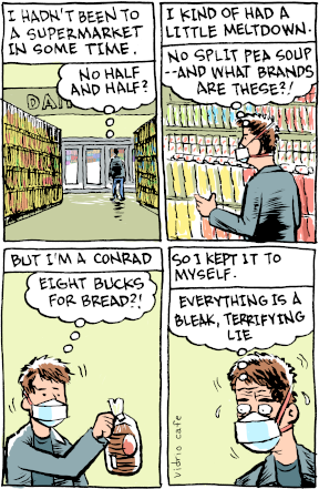 #panic at the #supermarket #diarycomics