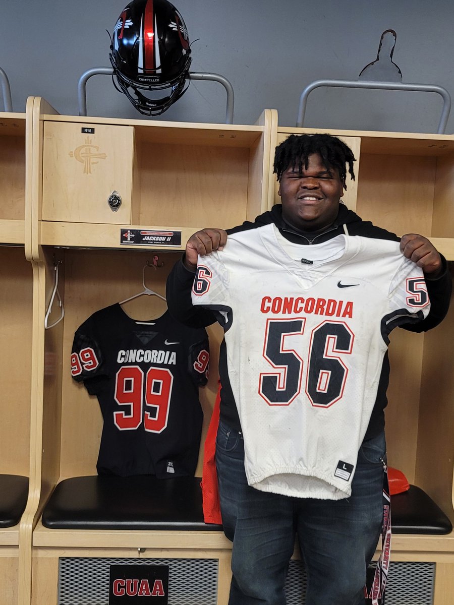 Tramayne Jackson II (@tramayne_ii) on Twitter photo <a href="/CUAA_Football/">Concordia Football</a> rolled out the Cardinal carpet for me. Thank you for the official visit. I can't stop smiling.
<a href="/willie_allen77/">Willie Allen</a> <a href="/CoachSchu44/">Joshua Schumacher</a> <a href="/D_Green45/">Devin Green</a> <a href="/Coach_Straz/">Coach Straz</a> <a href="/RealCoachK/">Chris Kokell</a> @DB__God <a href="/CUAA_Football/">Concordia Football</a> rolled out the Cardinal carpet for me. Thank you for the official visit. I can't stop smiling.
<a href="/willie_allen77/">Willie Allen</a> <a href="/CoachSchu44/">Joshua Schumacher</a> <a href="/D_Green45/">Devin Green</a> <a href="/Coach_Straz/">Coach Straz</a> <a href="/RealCoachK/">Chris Kokell</a> @DB__God