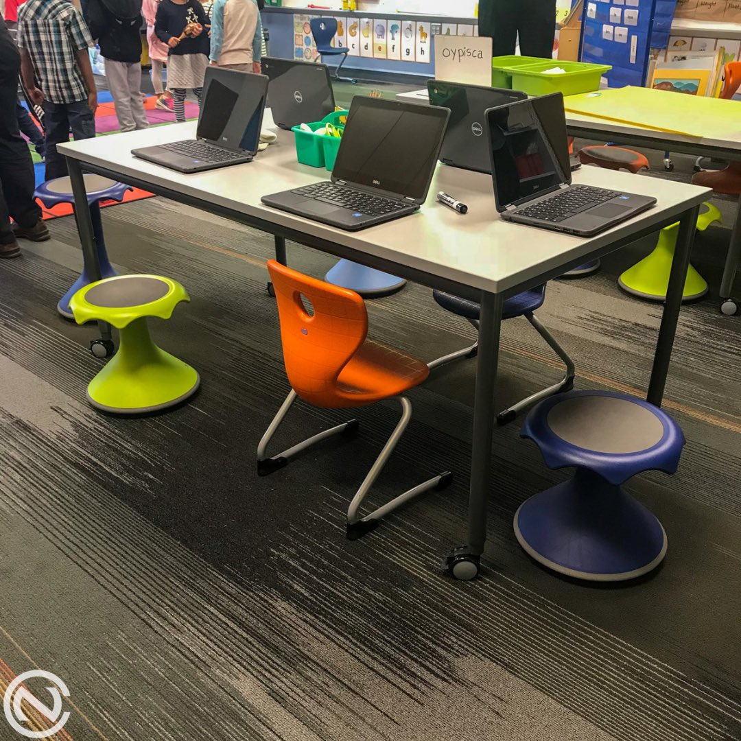 Having choices in the classroom can empower students and improve engagement. Offering alternative seating options like wobble stools can allow students to choose the environment that best suits their learning style. 

#culvernewlin #StudentEmpowerment #AlternativeSeating
