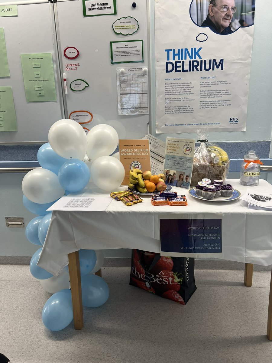 ali_craig23's tweet photo. SCN Hynes and staff in H South IRH promoting #WDAD2023 &amp; #foodfluidandnutritionweek with healthy snacks and some treats. @ClareClarehynes @LouiseWatsonAHP @NHSGGC https://t.co/TTn0m5Hd2l