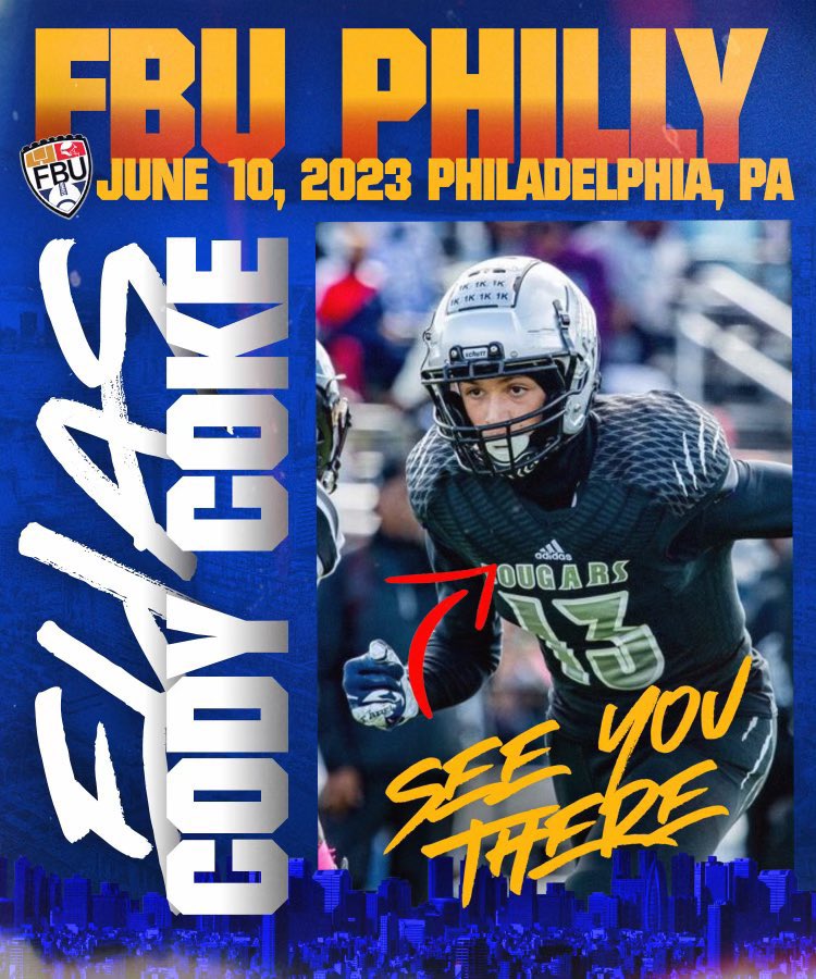 EliasCoke1's tweet photo. Thank you for the invite to the @FBUcamp @stevequinnFBU @ErikRichardsUSA #FBUPhilly
@hbgcougarcoach @HBGCougar_FBall @cokey900 @_CallMeCoachK_ @sensei_david42 https://t.co/5DsNKAHMQz