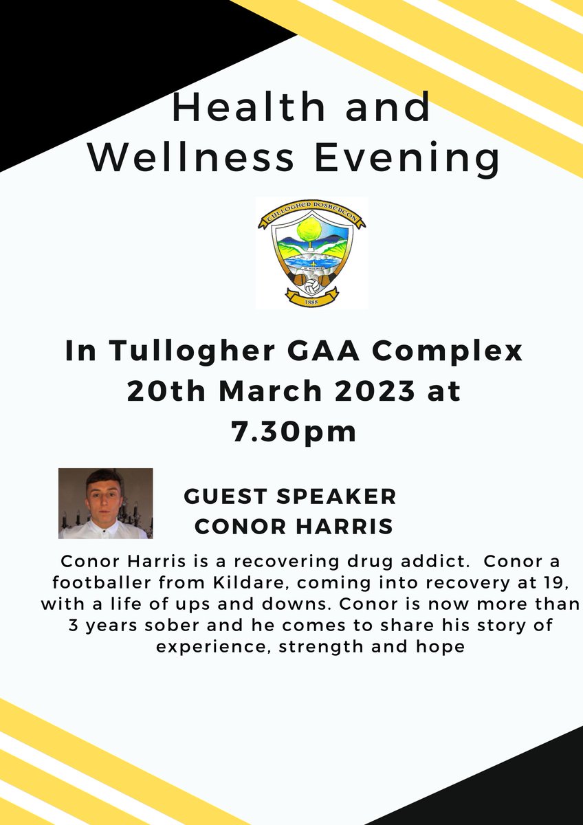 Kilkenny GAA (@kilkennyclg) on Twitter photo Next Monday all roads lead to Tullogher for the next Health and Wellness Evening takes place on Monday at 7.30 pm in Tullogher Rosbercon GAA Complex.  All are welcome <a href="/TullogherGAA/">Tullogher Rosbercon</a> <a href="/GlenmoreGAA/">Glenmore GAA Club</a> <a href="/eoinscruff/">Eoin Murphy</a> Next Monday all roads lead to Tullogher for the next Health and Wellness Evening takes place on Monday at 7.30 pm in Tullogher Rosbercon GAA Complex.  All are welcome <a href="/TullogherGAA/">Tullogher Rosbercon</a> <a href="/GlenmoreGAA/">Glenmore GAA Club</a> <a href="/eoinscruff/">Eoin Murphy</a>