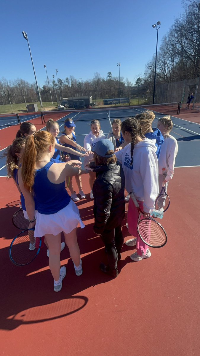The tennis team is on the road at Western Albemarle in a scrimmage! Good Luck Ladies!🥳💙