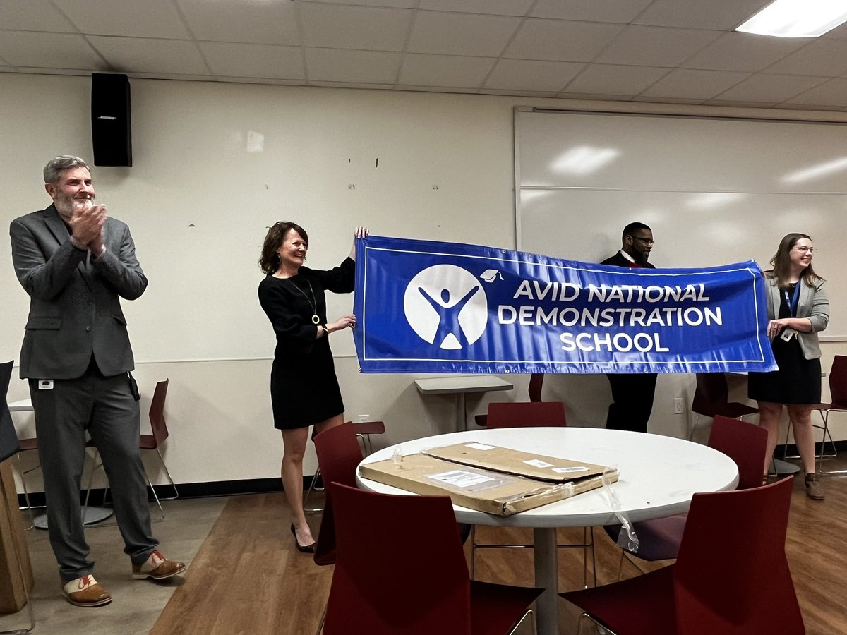 mitsinessa's tweet photo. … And they did it!!! Winnetonka High School has been revalidated as an @AVID4College National Demonstration School … the ONLY high school in the state of Missouri! Congrats to their incredible staff and students. https://t.co/q4v9W0bSUK