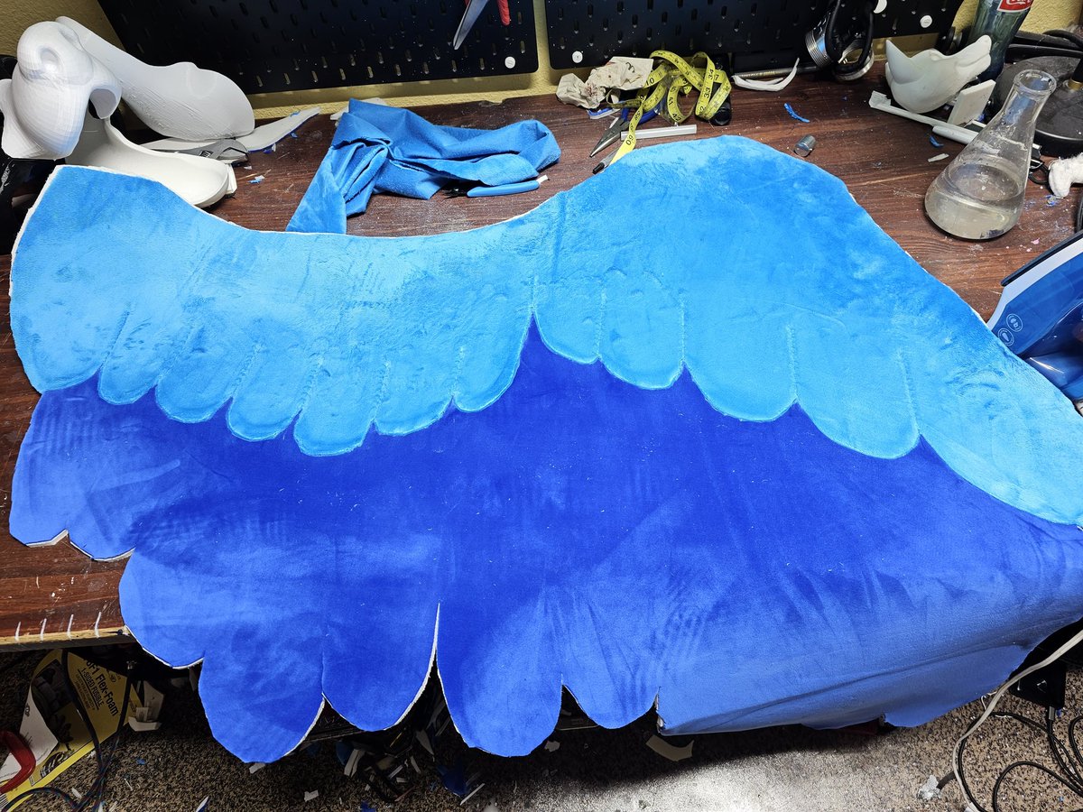 Catherinepanda0's tweet photo. Some head base design testing and some. Wings I was commishioned to do there are super huge https://t.co/lXDxFwWwRX