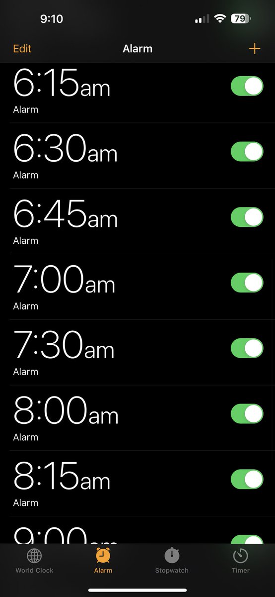 4afsana's tweet photo. only real ones have this many alarms >> https://t.co/Dx6AvZuZg5
