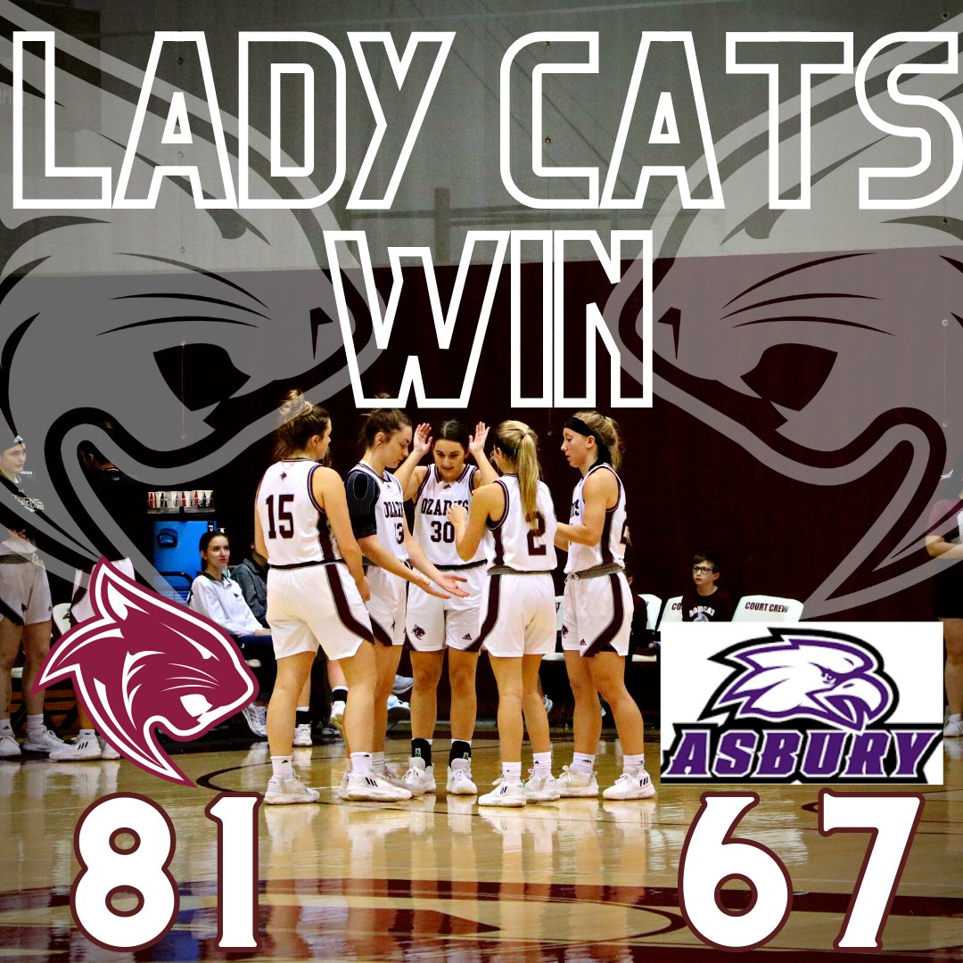 LADY CATS WIN!

81-67, after dominating the second half, over Asbury University!

Great job, Lady Cats!

Back at it tomorrow at 4:15 PM (CT) in the semifinals!

<a href="/CofOLadyCats/">CofOLadyCats</a>