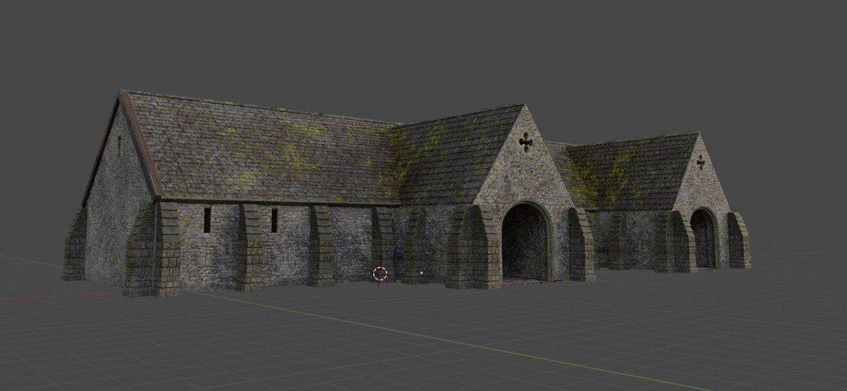 Stewart_Scott's tweet photo. Created from a passion for old buildings and history. #blender3d A Tithe Barn with interior and textured in #substance https://t.co/WJn8SbbK1F