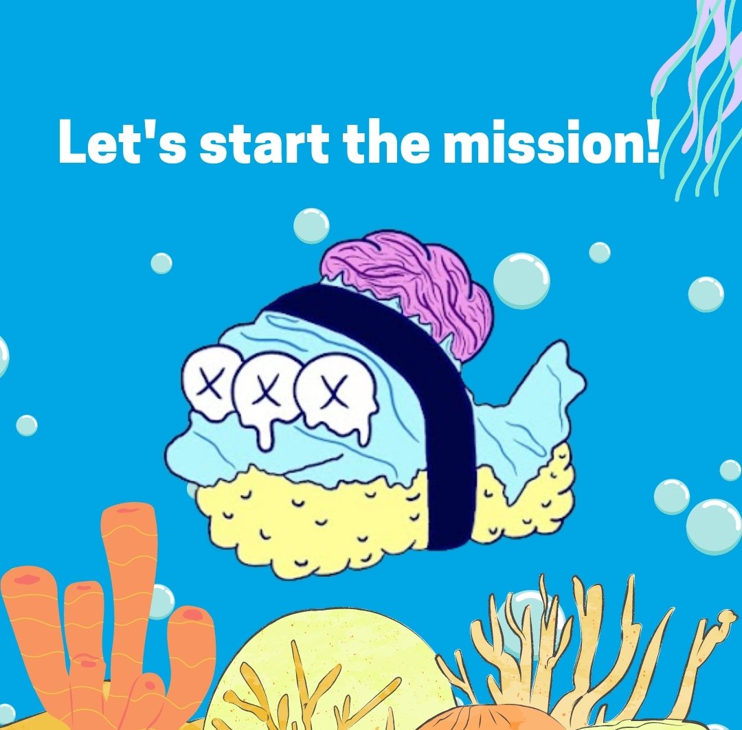 MemeSickfish123's tweet photo. Let's start the mission!
Become part of our cause and save our oceans to become clearer!
Don’t miss out on anything!
#NFT #NFTs #SickFishMix #FishCollection #StopOceanPollution #viral #viralvideo #ocean #tiktokocean #clearocean #opensea https://t.co/IGjmt8lAII