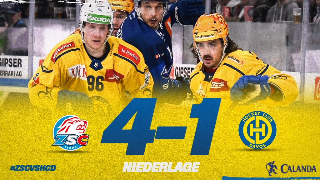 HCD_offiziell's tweet photo. 🔚 60' Kein Break in Spiel 1. Der #HCD verliert nicht unbedingt gegen einen besseren, aber sicher clevereren #ZSC. Davos schafft es nicht, vor allem in den ersten Hälfte der Partie seine Chancen in Tore umzumünzen und bringt sich mit (unnötigen) Strafen um den Sieg.
#ZSCvsHCD 4:1 https://t.co/HYzpoNXXOh