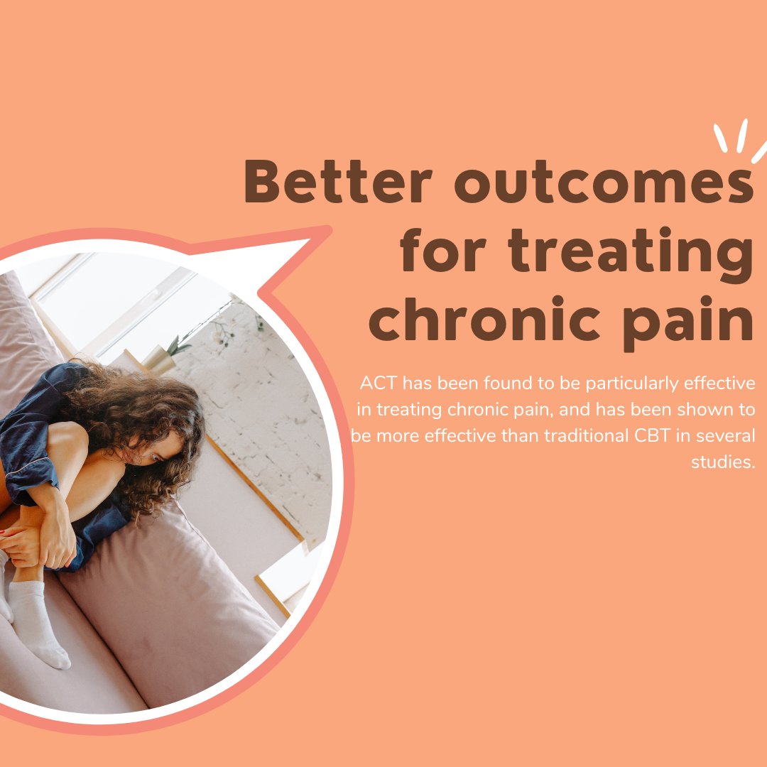 Pt 1. There are a lot of different types of therapy around and not every type benefits every person. Acceptance and Commitment therapy (ACT) is one of the options for those who have found traditional Cognitive Behavioural therapy (CBT) wasn't suited for them. Look out for pt 2!