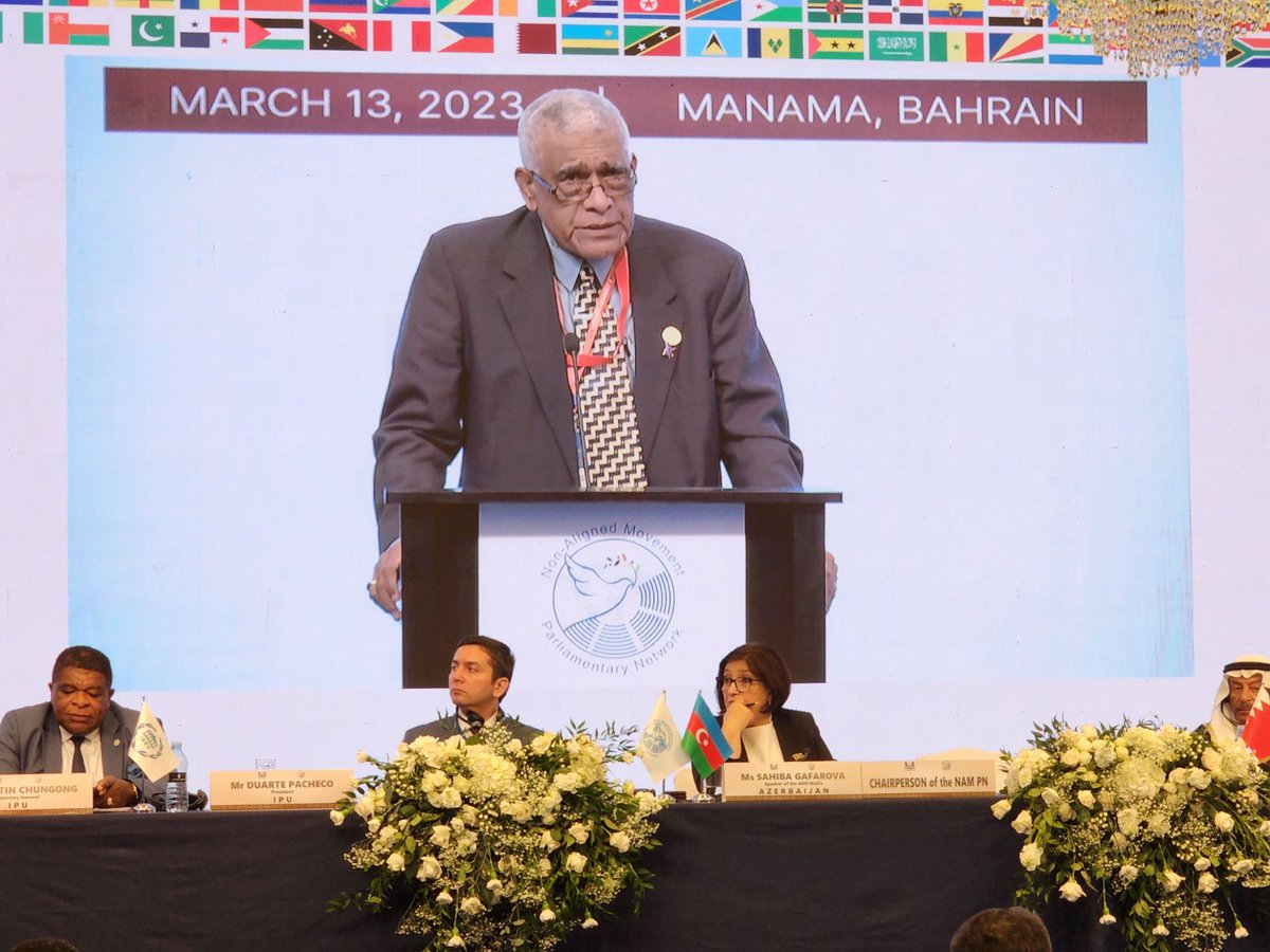 fijiparliament's tweet photo. '#FijiParl continue to deliver on its constitutional mandate because of the massive investment in its e-Parliament initiative at the height of #COVID19 pandemic.' Speaker Ratu Naiqama Lalabalavu.
▶️ https://t.co/aQu31uCoB7
#IPU46 #NAMPN2023 #ManamaConference #FijiNews https://t.co/Hy09Cl46AE