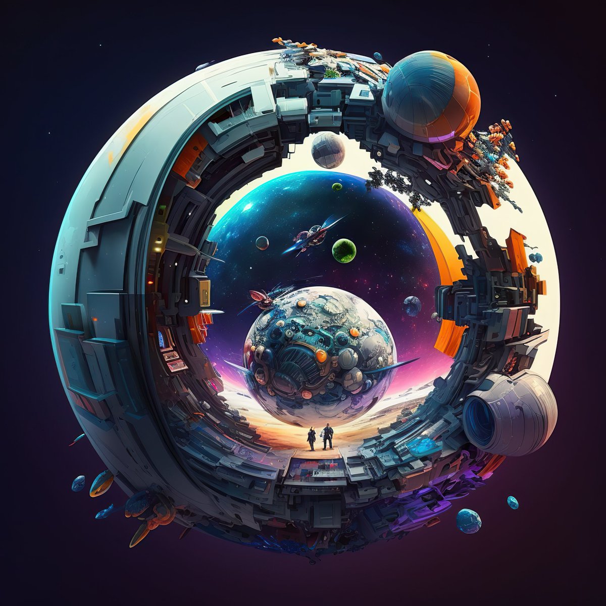 Welcome to the space station #midjourney