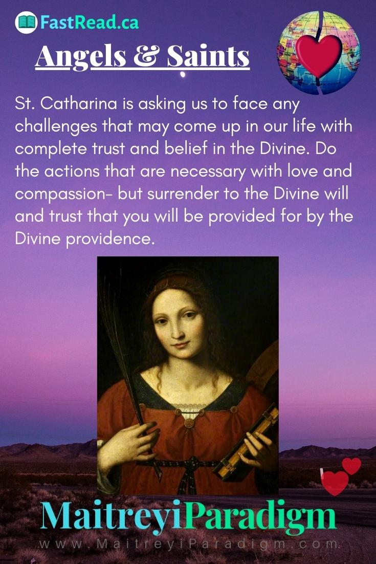 A message from Saint Catharina...

#angelmessages #messagesfromspirit #saintcatharina