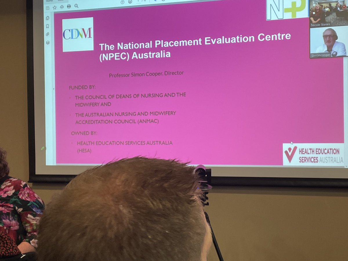 Prof. Simon Cooper presenting results on NPEC results ⁦<a href="/CDNMANZ/">Council Deans Nursing and Midwifery Australia & NZ</a>⁩ ⁦<a href="/UoWnursing/">UOW School of Nursing</a>⁩ ⁦<a href="/Prof_BenTan/">Professor Benjamin Tan Ph.D RN</a>⁩