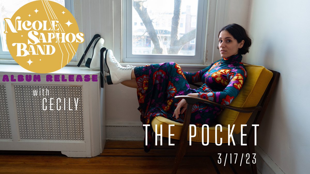 This FRIDAY at @ThepocketDC. Psyched to be sharing the bill with @Cecilyalexa. Show starts at 8pm. ⛸️🤘
🎟️: eventbrite.com/e/the-pocket-p…

#DC #thingstodoindc #albumrelease #nicolesaphosband #dcmusicscene #March17