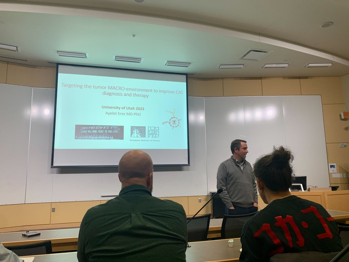 It was an absolute treat to host <a href="/AyeletErez/">Ayelet Erez</a> today. Thank you for visiting and sharing your groundbreaking work with us! <a href="/UofUBiochem/">U of Utah Dept of Biochemistry</a> <a href="/WeizmannScience/">Weizmann Institute</a> <a href="/HHMINEWS/">HHMI</a>