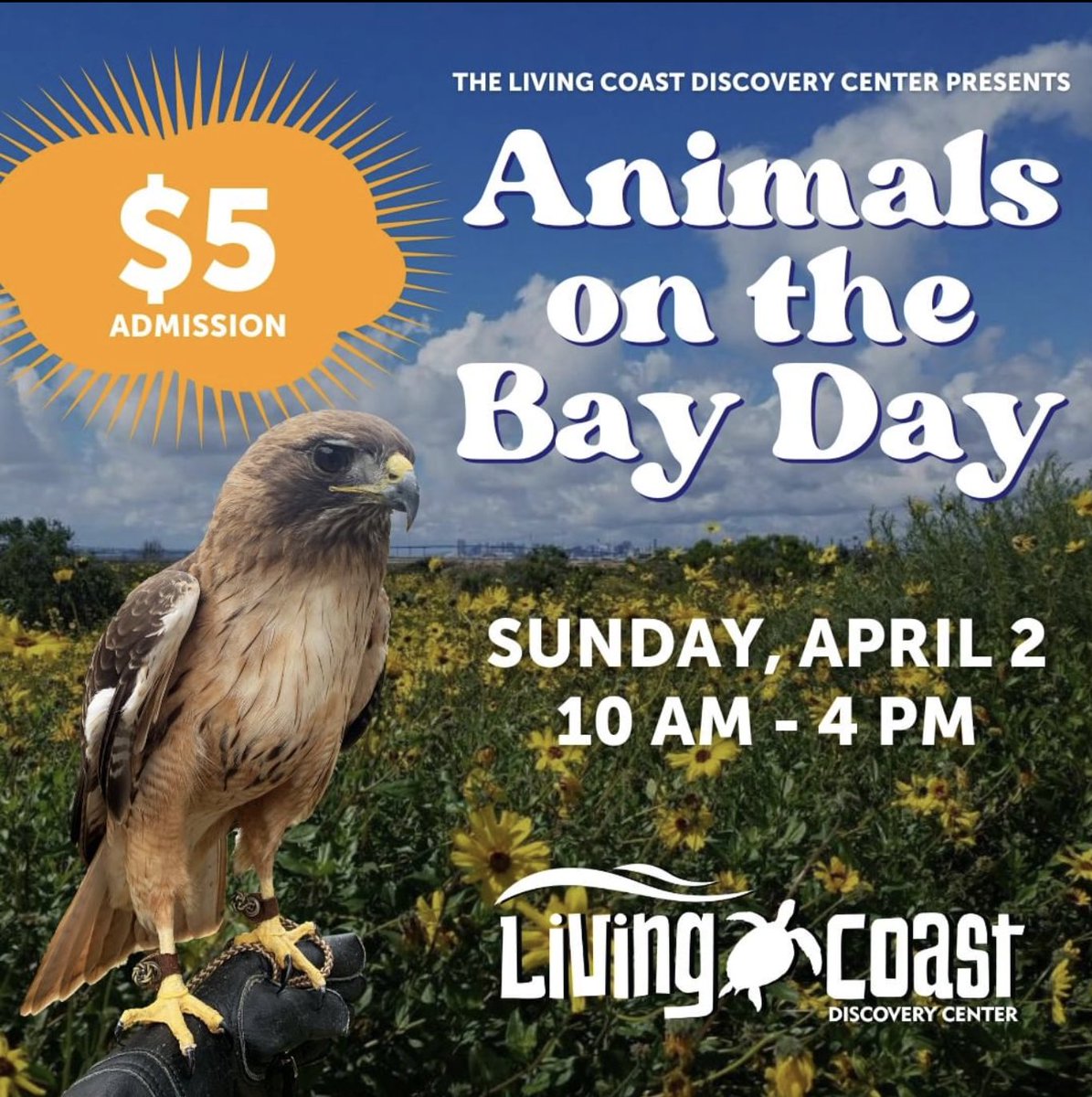 Animals on the Bay Day is Back at the @thelivingcoast ! Join them on Sunday, April 2 from 10 AM to 4 PM for this reduced admission day full of education, conservation, and fun! Learn more at the link in their bio. passporttosandiego.com/company/living… #sandiego #chulavista #animals