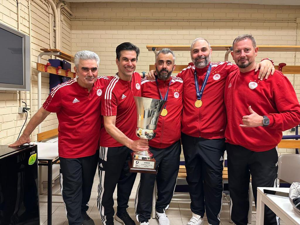 coachgiuliani's tweet photo. Great result, after 18 years #Olimpiakos is back to winning a European cup!
Thanks to the club, my staff and the players for the wonderful job done.
Thanks also to all the fans who created a crazy atmosphere! 🏆 https://t.co/WgB1DF5Uie