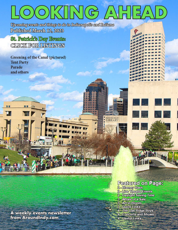 Little Burchie (@aroundindy) on Twitter photo Our *FREE* #Indy events newsletter published March 12, 2023: aroundindy.com/newsletter-mar…
Featured: <a href="/indystpats/">St. Patrick's Day Celebration - Indianapolis</a> <a href="/IndyDT/">Downtown Indy, Inc.</a> <a href="/WhaleSale/">Whale of a Sale</a> <a href="/GrandParkSports/">Grand Park Sports Campus</a> <a href="/NewfieldsToday/">Newfields</a> <a href="/CPApresents/">Allied Solutions Center for the Performing Arts</a> Our *FREE* #Indy events newsletter published March 12, 2023: aroundindy.com/newsletter-mar…
Featured: <a href="/indystpats/">St. Patrick's Day Celebration - Indianapolis</a> <a href="/IndyDT/">Downtown Indy, Inc.</a> <a href="/WhaleSale/">Whale of a Sale</a> <a href="/GrandParkSports/">Grand Park Sports Campus</a> <a href="/NewfieldsToday/">Newfields</a> <a href="/CPApresents/">Allied Solutions Center for the Performing Arts</a>