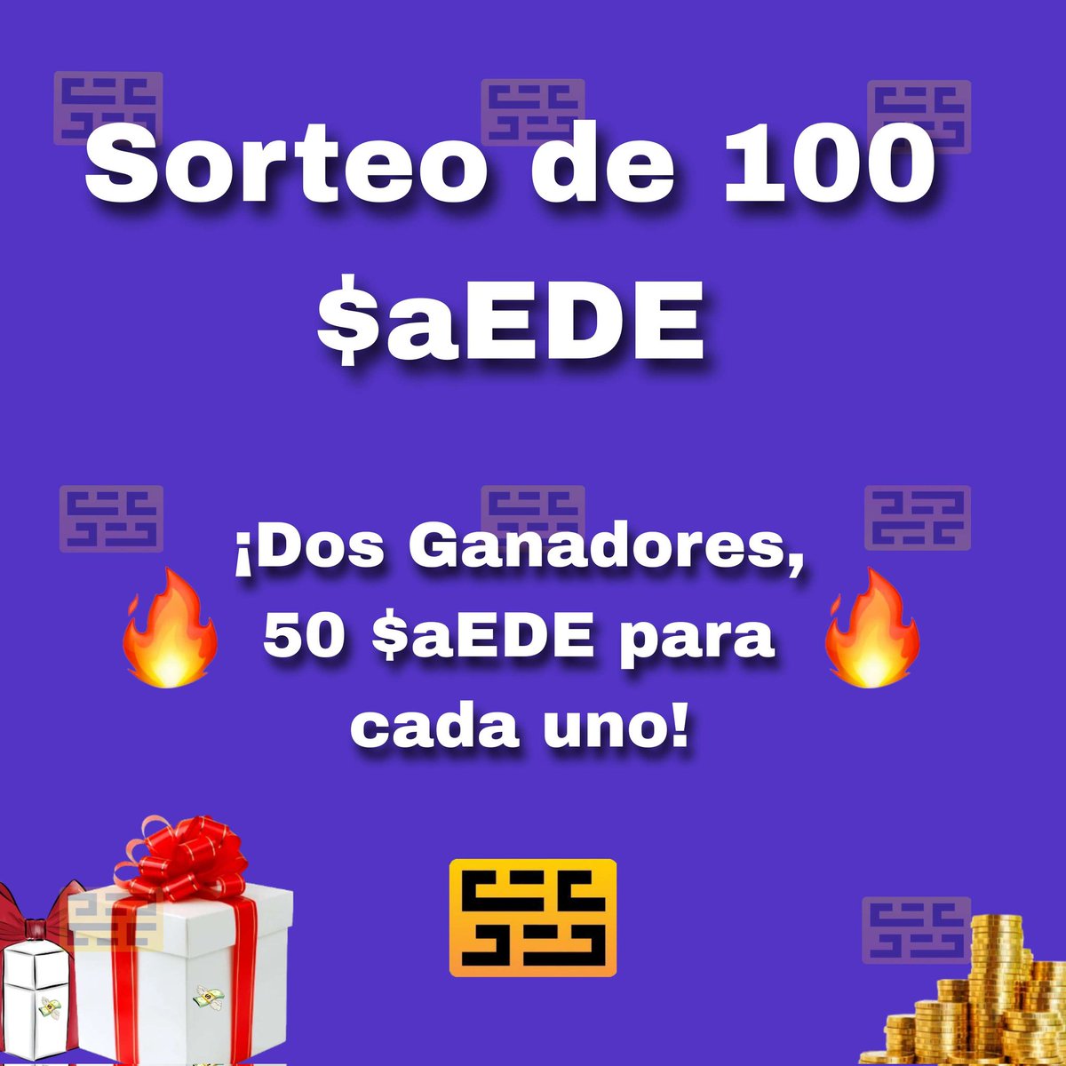 🚨 ATENCIÓN SORTEO 🚨

Este es nuestro segundo Sorteo con @ede_finance_ES

🎉 SORTEO DE 100 $aEDE (~220 USD) 🎉

2 ganadores de 50 $aEDE serán elegidos.

1️⃣ Like, RT y Etiqueta a 3 amigos

2️⃣ Sigue @ede_finance_ES 

⌛ En 3 Días se Anunciaran los ganadores

#Giveaway #Sorteo #BNB