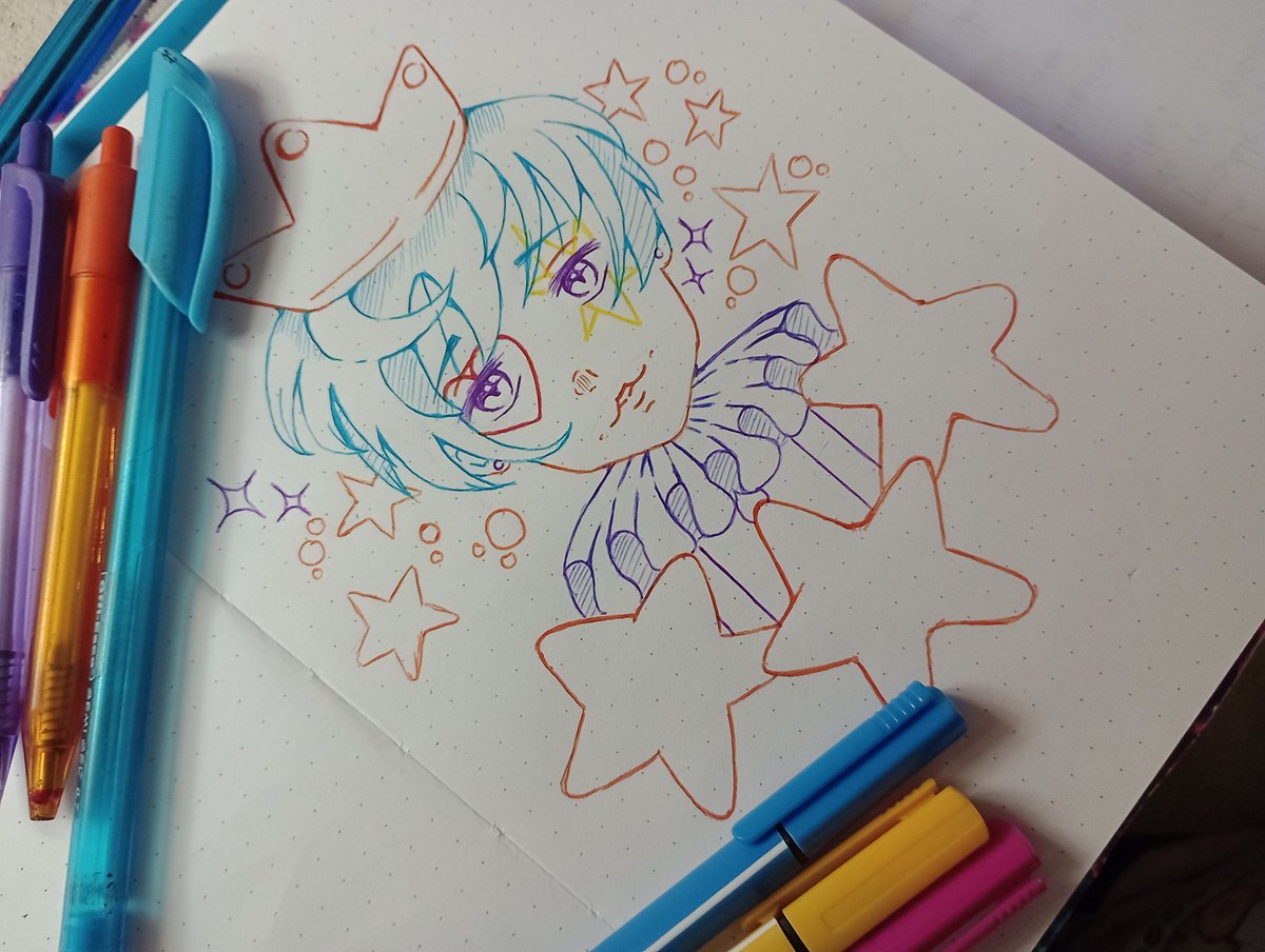 Dinvale7's tweet photo. 🤡🎪

#art #arte #dibujos #drawingart #draw #anime #PAYASO https://t.co/AC2FbO7bpw