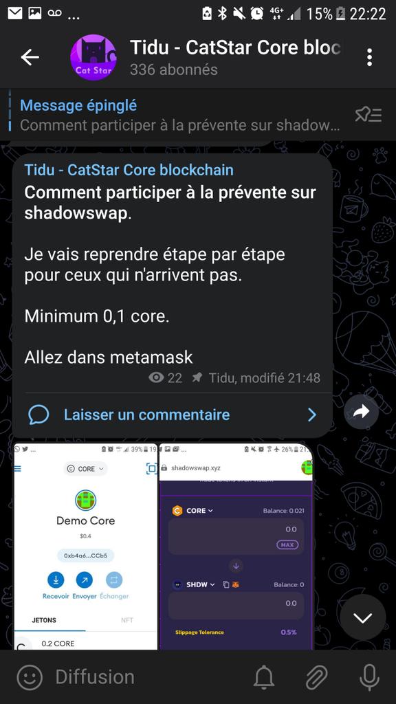 Crypto9Ti's tweet photo. Nouvel IFO sur la blockchain de #core

Tuto imagé pour que les débutants puissent aussi participer.

En espérant 20% de bénef comme les 4 derniers

Lien du canal https://t.co/VBbZ6omnoH

#Prévente #Crypto #presale #btc #PiNetwork #CoreDAO https://t.co/sj9Ok21ttj