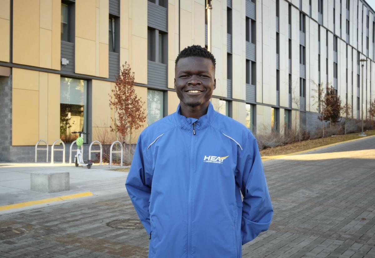 StudyinBC's tweet image. Via @kelownacapitalnews: "Running toward education: A former child soldier’s path to UBC Okanagan student athlete." Read more: ow.ly/r0ZX50NjA9E