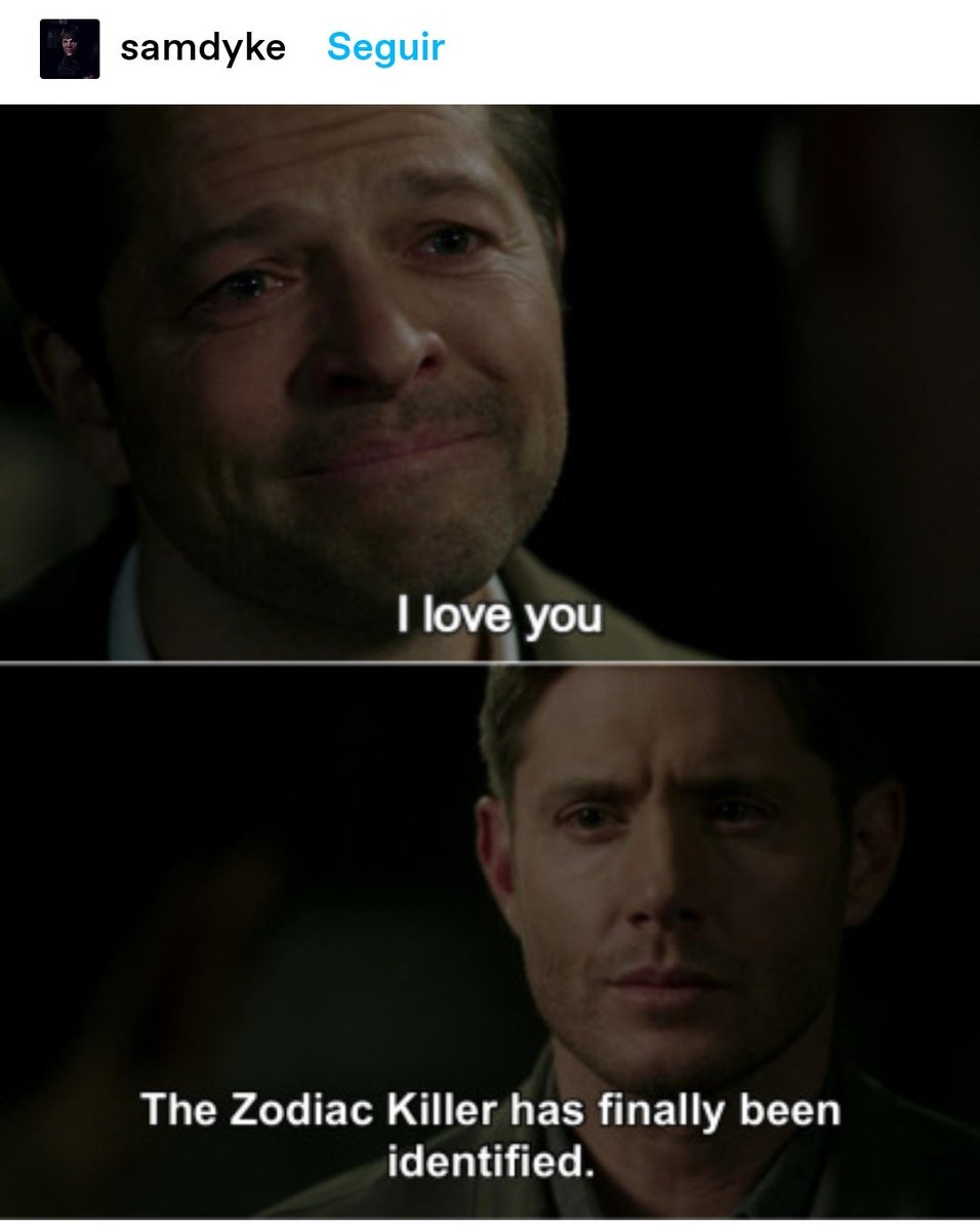 It's been too long since the last "finding news through destiel confession scene" meme