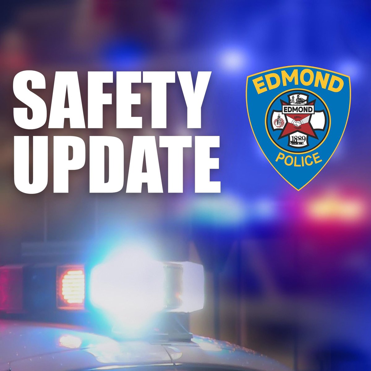 EdmondPD's tweet photo. AVOID THE AREA OF COVELL AND KELLY. While there is no immediate threat, an oil well mechanical failure has made air conditions potentially unsafe. Crews are working on the problem, and the area is shut down to traffic. If you are in the area, please shelter in place until notice. https://t.co/GpCjxK4qMh
