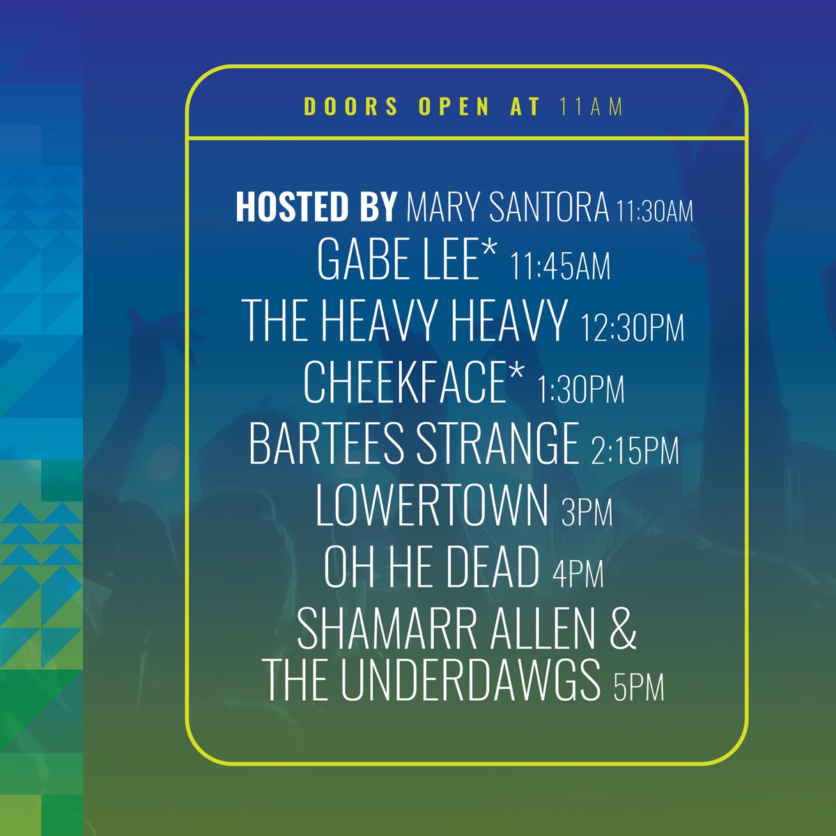 theblcklst's tweet photo. Spending time in Austin at @SXSW this week? Join us, @nivassoc and some INCREDIBLY talented artists for the #LiveList Day Party, presented by @TIDAL!
Check out the very first Live List here, featuring over 300 artists: https://t.co/9dJwh8buOb
RSVP here: https://t.co/tlzJI00rz5 https://t.co/zdsUZBjtR8