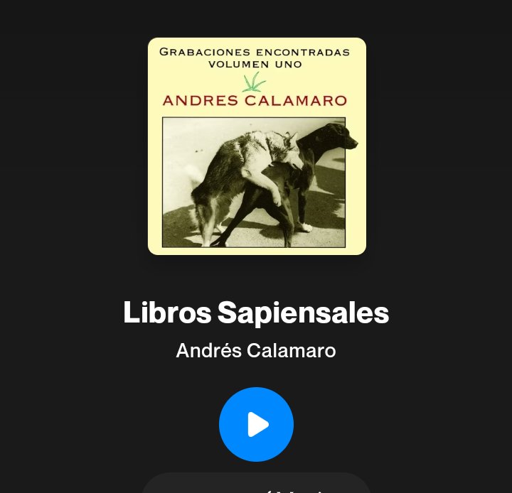 dj_fracaso's tweet photo. 15/mar/1950 Nacido en Quilmes (Bs. As.), está celebrando sus 7⃣3⃣ años, el legendario Héctor Ricardo Soulé.
#RicardoSoule #VoxDei
https://t.co/8D7VUrYysF
Del álbum "Grabaciones Encontradas vol. 1" versión Andrés Calamaro.
"Libros Sapienciales" https://t.co/Alv4gp4oEL