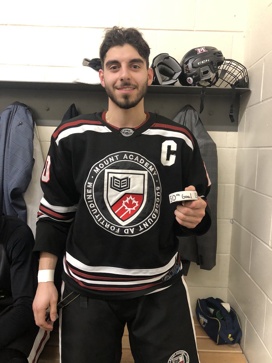 MAMensHockey's tweet photo. 🚨🚨HUGE CONGRATS!🚨🚨

Varsity Captain, 3rd-year Saint and future @ClippersHockey Gus El-Tahhan scored his 50th goal of the season today!!!! Gus becomes the first Boy’s player in history to score 50 in one season!!

Congrats Gus!!! 

#SaintsHockey #RollSaints https://t.co/LKpye6ocxj