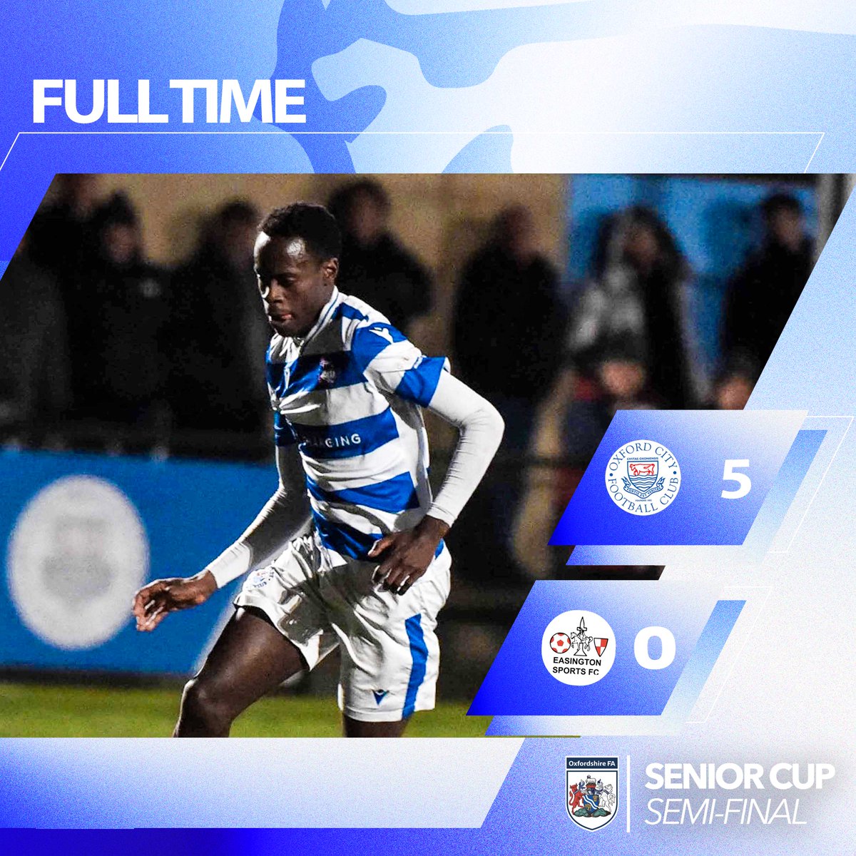 Oxford City FC (@oxcityfc) on Twitter photo ⭐️ A five-star performance from our young Hoops!
A great night where doubles from Jayden Carbon & Gerald Muchechetere and a Niko Nenomen-Millar header, send City through to the <a href="/OxfordshireFA/">Oxfordshire FA ⚽</a> Senior Cup Final!
#OCFC ⭐️ A five-star performance from our young Hoops!
A great night where doubles from Jayden Carbon & Gerald Muchechetere and a Niko Nenomen-Millar header, send City through to the <a href="/OxfordshireFA/">Oxfordshire FA ⚽</a> Senior Cup Final!
#OCFC