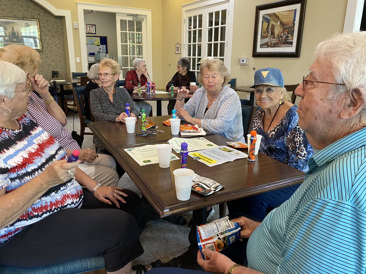 Sandalwoodvil's tweet photo. This week we had musical bingo where residents named that tune and tried to get a BINGO with the songs played. #SUNProgram #MusicBINGO https://t.co/jWoMLSt76U