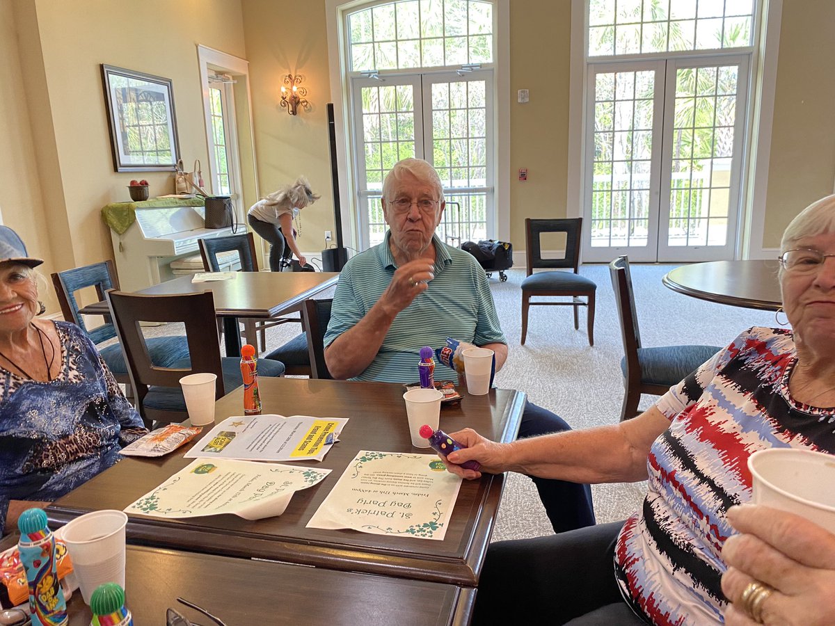 Sandalwoodvil's tweet photo. This week we had musical bingo where residents named that tune and tried to get a BINGO with the songs played. #SUNProgram #MusicBINGO https://t.co/jWoMLSt76U