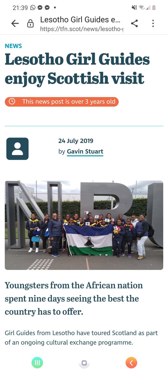 2023Topaz's tweet photo. A very interesting article on Lesotho guides visiting Scotland 🏴󠁧󠁢󠁳󠁣󠁴󠁿 https://t.co/KSMI83ZVkQ