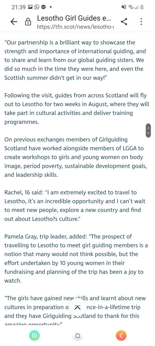 2023Topaz's tweet photo. A very interesting article on Lesotho guides visiting Scotland 🏴󠁧󠁢󠁳󠁣󠁴󠁿 https://t.co/KSMI83ZVkQ