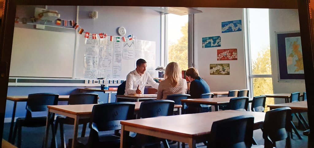 CFinlayy's tweet photo. Can my claim to fame be that my classroom is on TV? #TheBay https://t.co/W8WIcHzv4w